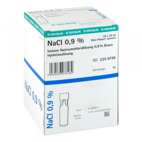 Sodium chloride (NaCl) 20x10 ml ampoules