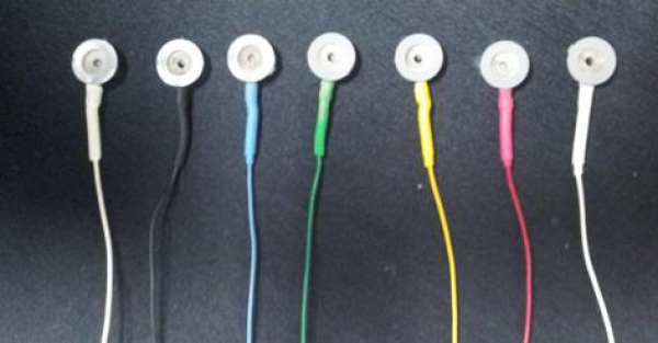 Elektroden gesintertes Silberchlorid - SET 7 Stck Ag/AgCl Kunststoffrand