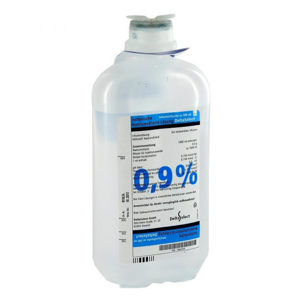 Sodium chloride 1 liter bottle