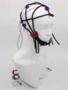 Free-Cap 2-Kanal Set mit gesinterten Silber/Silberchlorid Ag/AgCl-Elektroden EEG-CAP EEG-Haube Salzwasser-Haube