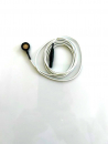 1x Elektrode EEG  -  gesintertes Silberchlorid Ag-AgCl 10 mm mit Kunststoffrand